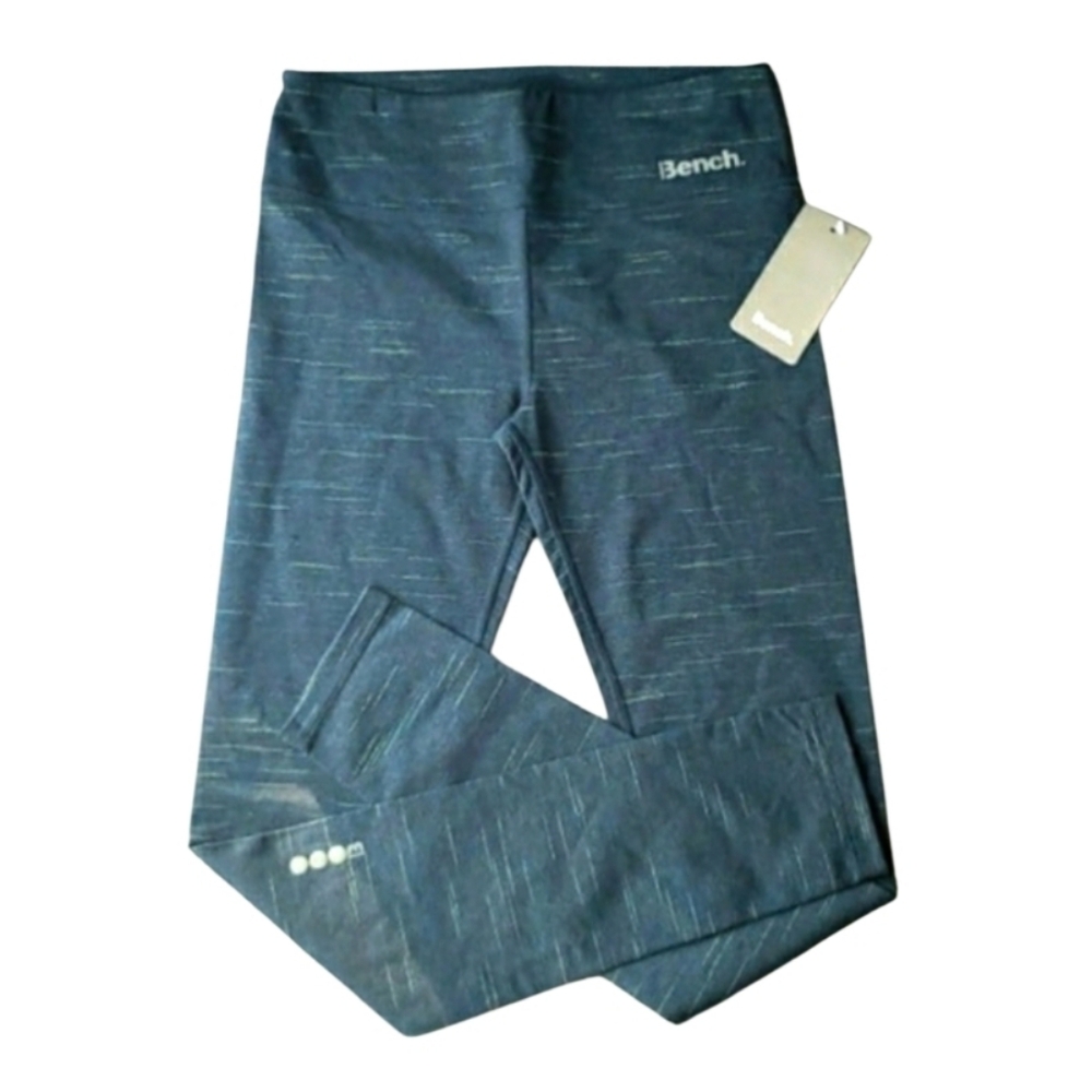 BENCH Mid Rise Leggings Blue - Green Size Small